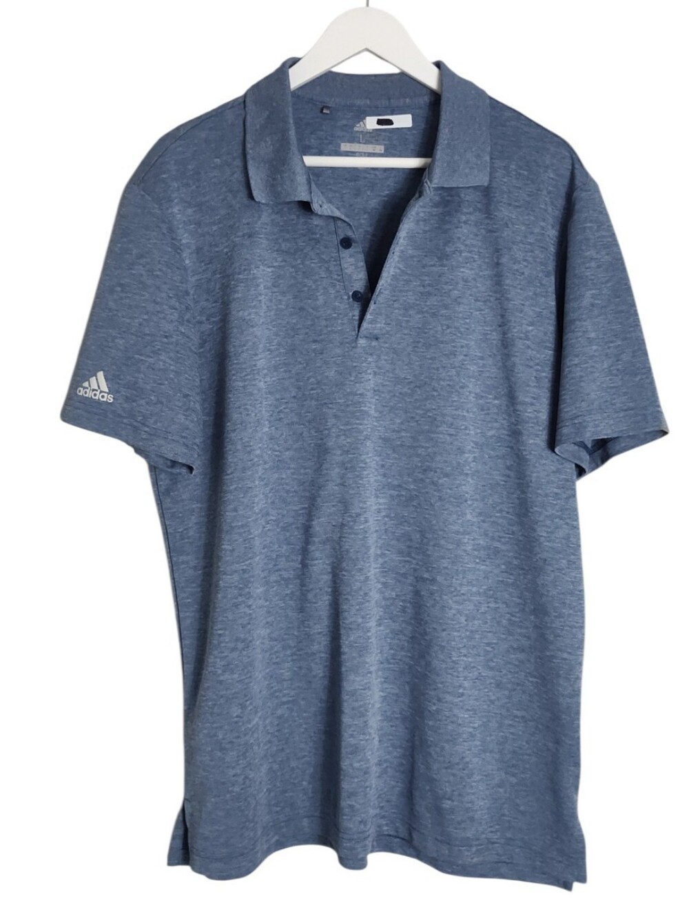 adidas Core Short Sleeve Performance Golf Polo Sz Large A591